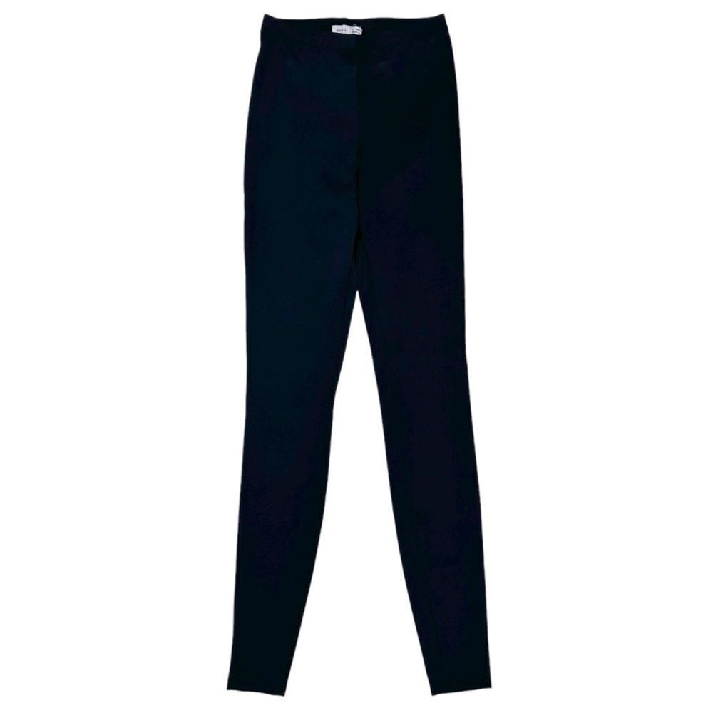 GOOD AMERICAN Black High Waisted Shine Leggings